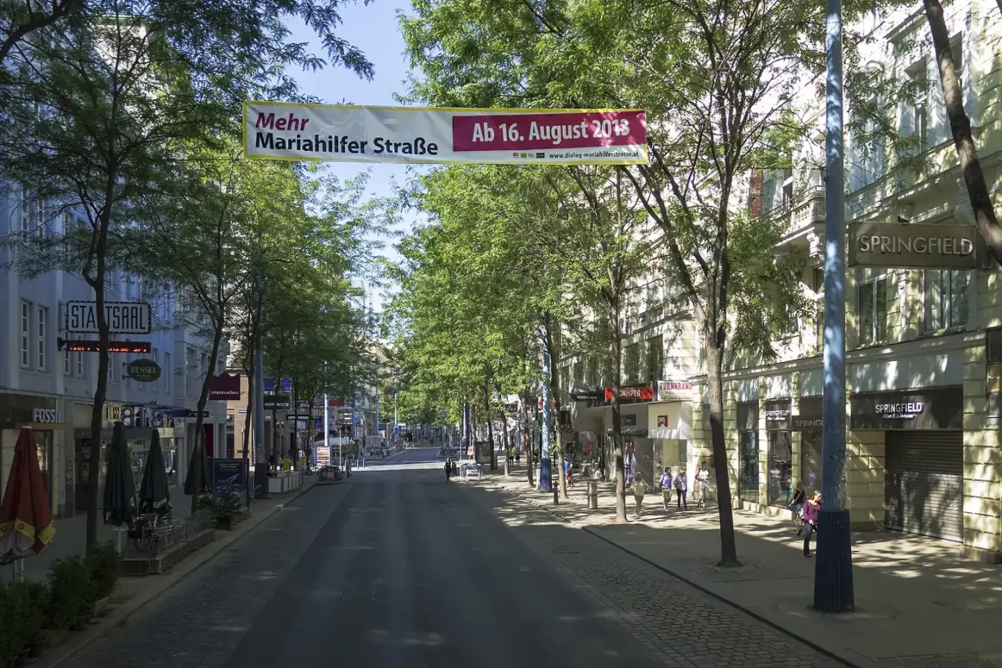 Rund um die Pension: Mariahilfer Straße