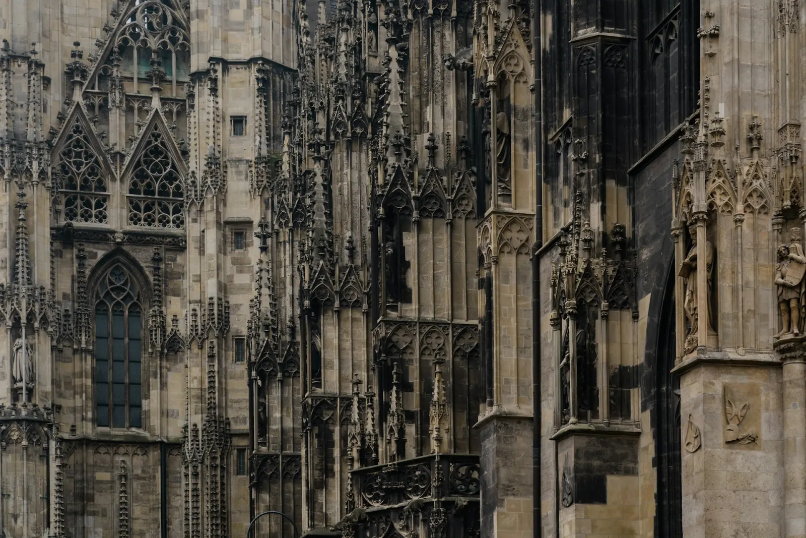 Kunst vor der Tür. Wien dahinter.